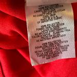 XScape Red Chiffon Sleeveless Ruffled Long Evening Gown Size 8 Formal Dress Photo 9