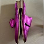 Free People  Women's Metallic Pink Magenta fushia At Ease Loafer Mule EU 38 US 8 Photo 8