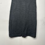 Women’s Dressbarn Sweater Dress Small Gray Short Sleeve Cowl Neck Knit Winter Photo 5
