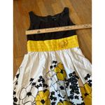 New Directions‎ Floral Dress Party Cocktail Sleeveless Black Yellow 6 Photo 6