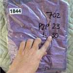 SeSe Code Top Women XXL Purple Floral Fairycore Boho Plus Size Blouse Modest Photo 5