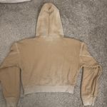 Cotton Citizen  Tan Cropped Hoodie Photo 2