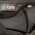 Cuts Clothing  Black Cropped Tee Small Photo 6