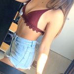 PacSun Maroon Bikini Top Photo 0