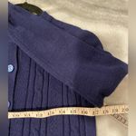 VTG Anderson Little Size M Navy Blue Cable Knit Button Front Cardigan Sweater Size M Photo 5