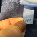 Universal Threads Universal Thread Blue Button Up Cropped Longsleeve Size Small Photo 4