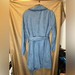 Solitaire NWT  Anthropologie Faux Suede Belted Trench Coat Size XL Photo 4