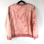 Vigoss Womens Sweatshirt Cropped Pullover Tie Dye Pink Size M Photo 1