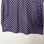 Belyn Key Floral Golf Skort Small Navy Purple Tiered Stretch Pull Photo 6