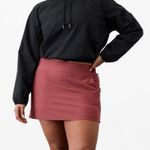 Athleta NWT New Brooklyn Short Red Mid Rise 13 1/2" Skort Mini Stretch Photo 0