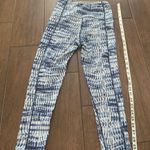 Gaiam  Yoga Leggings Blue and White sz XS Photo 1