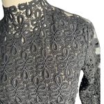 Simkhai Signature Joy Guipure Lace Mini Dress Black size 4 Photo 10