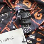 Isabel Marant  Tyron Embroidered Silk Blouse peasant 40 US 8 Photo 4