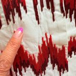 Figue White Beaded Cotton 3/4 Sleeve Button Down Collared Shirt No Sz (Flaws) Photo 8