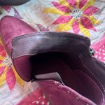 Sonoma New  Stone Burgundy Suede Zip Up Booties Photo 2