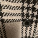 Style & Co NEW Women Large Short Coat Plaid Black & White Big Buttons Photo 6