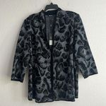 Misook  Plus Animal-Print Knit Jacket, NWT, Size 1X Photo 3
