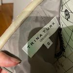 Trina Turk NWOT High Low Strapless Floral Print Pleated Overlay Fit Flare A-line Designer Cocktail Party Photo 5