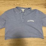 Tilly's Blue Polo Cropped Top Photo 0