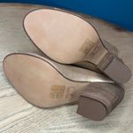 joe's jeans  Honor Open Toe Mule Leather Heels Metallic Rose Gold Women’s 7.5 Photo 5