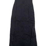 ASOS  Design Soft Touch Maxi Halter Neck Tank Dress in Black, Size 2​​​​ Photo 0