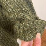 N21 Oversized Ribbed Knit Olive Green Cardigan Sweater Designer Cardigan Size M Photo 8