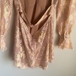 For Love & Lemons  Modern Love Dress Rose Gold Large Photo 9