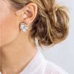 Vintage glamour clip on crystal earrings Photo 8