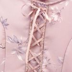 Japanese Kawaii Gyaru Harujuku Bow Lilac Floral Rose Lace Photo 3