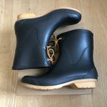 Chooka  Black and Tan Rain Boots Photo 2