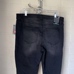 LuLaRoe Distressed Jeans black stretch denim size 36 NEW Photo 5
