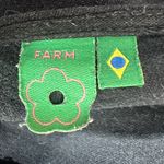 Farm Rio  Black Wide Leg Cropped Jumpsuit Medium Photo 3