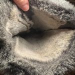 Aquatalia  Women’s Black Suede faux Fur Lined Tall Boots Size 40 Waterproof Italy Photo 4