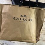 Coach authentic leather shoulder black bag Photo 11