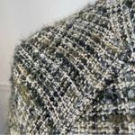 Badgley Mischka Tweed Double Breasted Coat Green 2 Photo 6