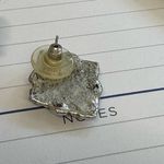 Vintage Elegant Black and Silver Earrings for Pierced Ears. Photo 3