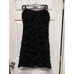 Jasmine NWT $165  Dress Women's Size 12 Black‎ Scrunch Lace Sleeveless  DAXc Photo 2
