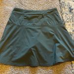 Athleta Green Workout Skort With Zippered Pocket Photo 12