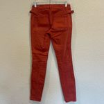 Anthropologie Hei Hei Red Rust Slim Skinny Utility Pocket Cargo Pants Photo 4