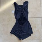 Silence + Noise NWT $59 Black Open Back Romper Sm Photo 1