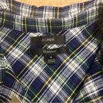 J.Crew NWT  Women’s Classic Fit Boy Shirt Campbell Plaid Flannel Size 4 Photo 4