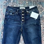 KanCan Jaden Mid Rise Flare Jeans Petite NWT Distressed Flare Jeans Size 9 Blue Photo 6