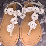 Rue 21 White Flower Sandals  Photo 1
