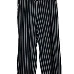 Terra & Sky Pants Wide Leg High Rise Black White Stripe Women’s Plus Size 0X 14W Photo 2