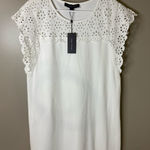 Tommy Hilfiger White Eyelet Dress Photo 0