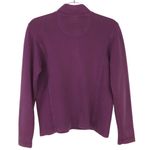 L.L. Bean Women's Purple Knit Quarter Zip Pullover Knit Sweater Small Photo 1