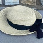 Scala  beige straw hat with black ribbon Photo 0