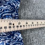 Talbots  Womens Button Down Shirt Size XL Paisley Whimsy Career Work Professional Photo 7