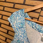 Lilly Pulitzer  Blue And White Sea‎ Shell Print Dress Size XS Photo 4