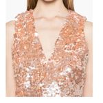 Alice + Olivia Pacey V-Neck Disc Sequin Womens Minidress Sz 2 $1,395 Photo 1